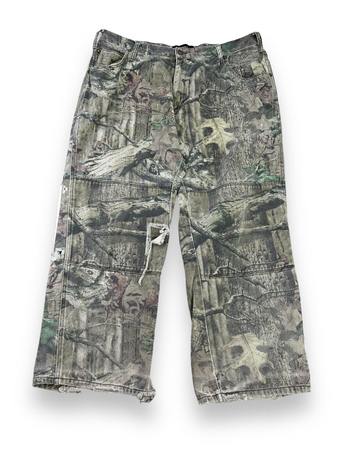 Vintage Mossy Oak Breakup Infinity Tree Camo Double Knee Hunting Pants Size 36