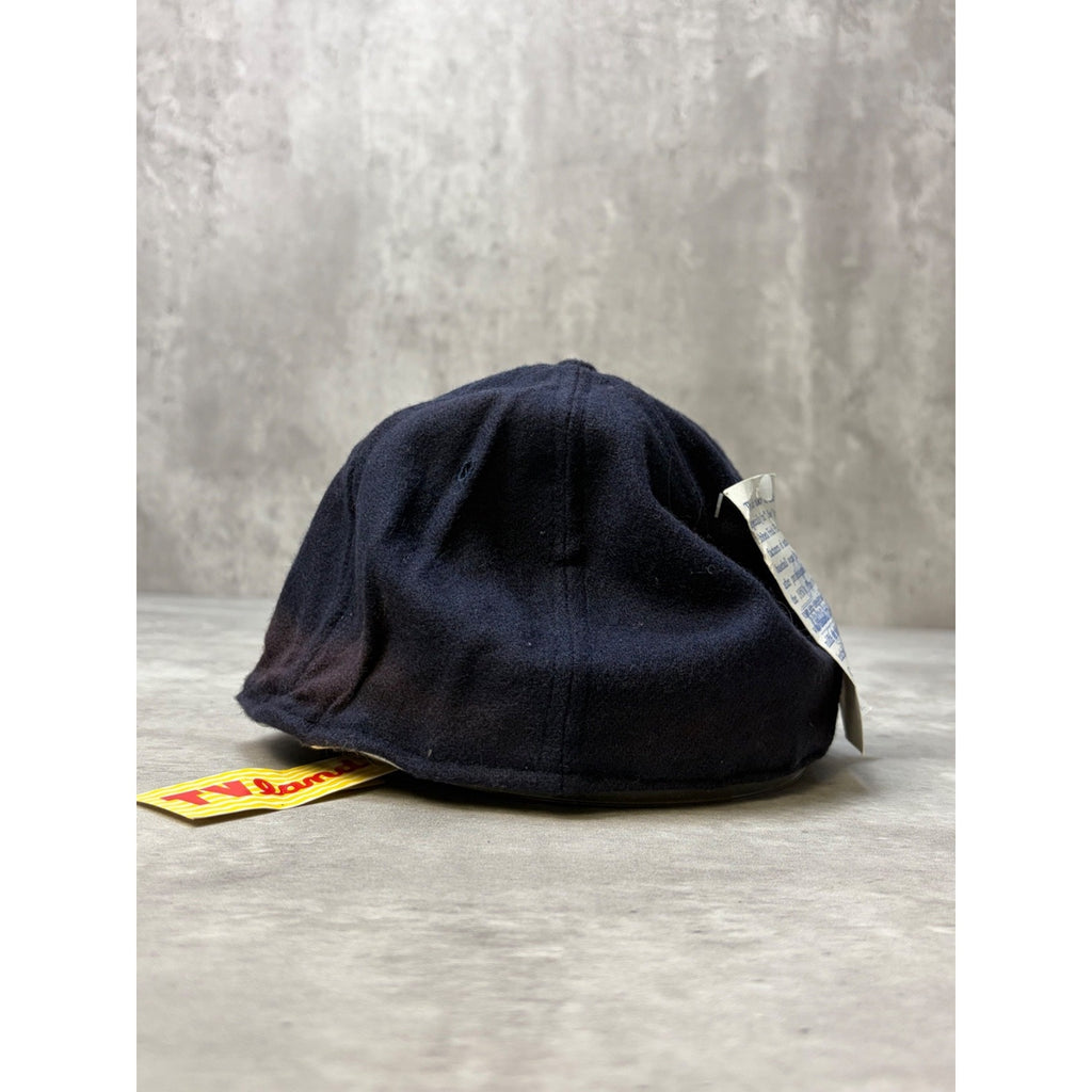 Vintage 90s Late Show With David Letterman Embroidered Fitted Hat Size 7 5/8