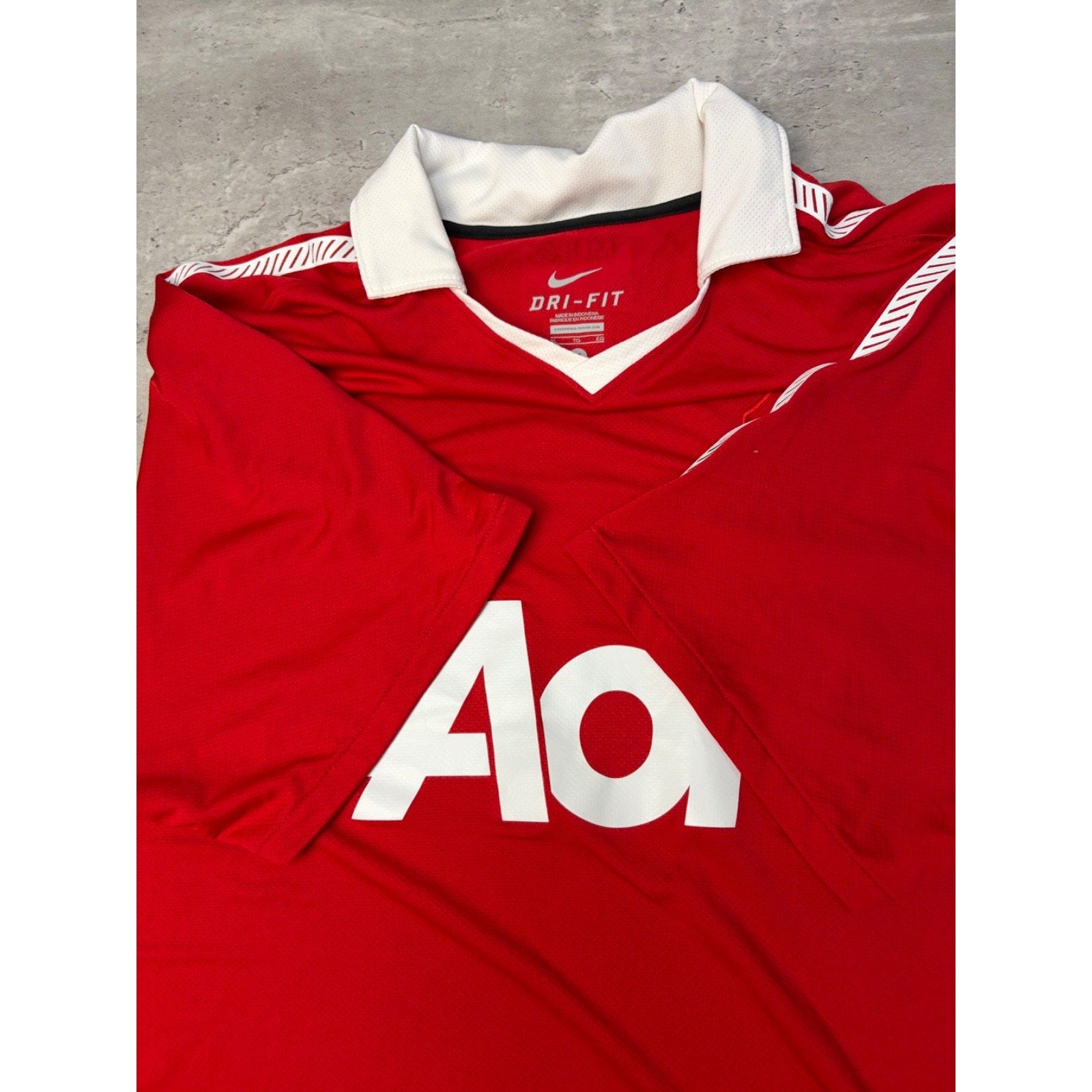 Vintage Manchester United F.C. Nike Soccer Jersey Size XL