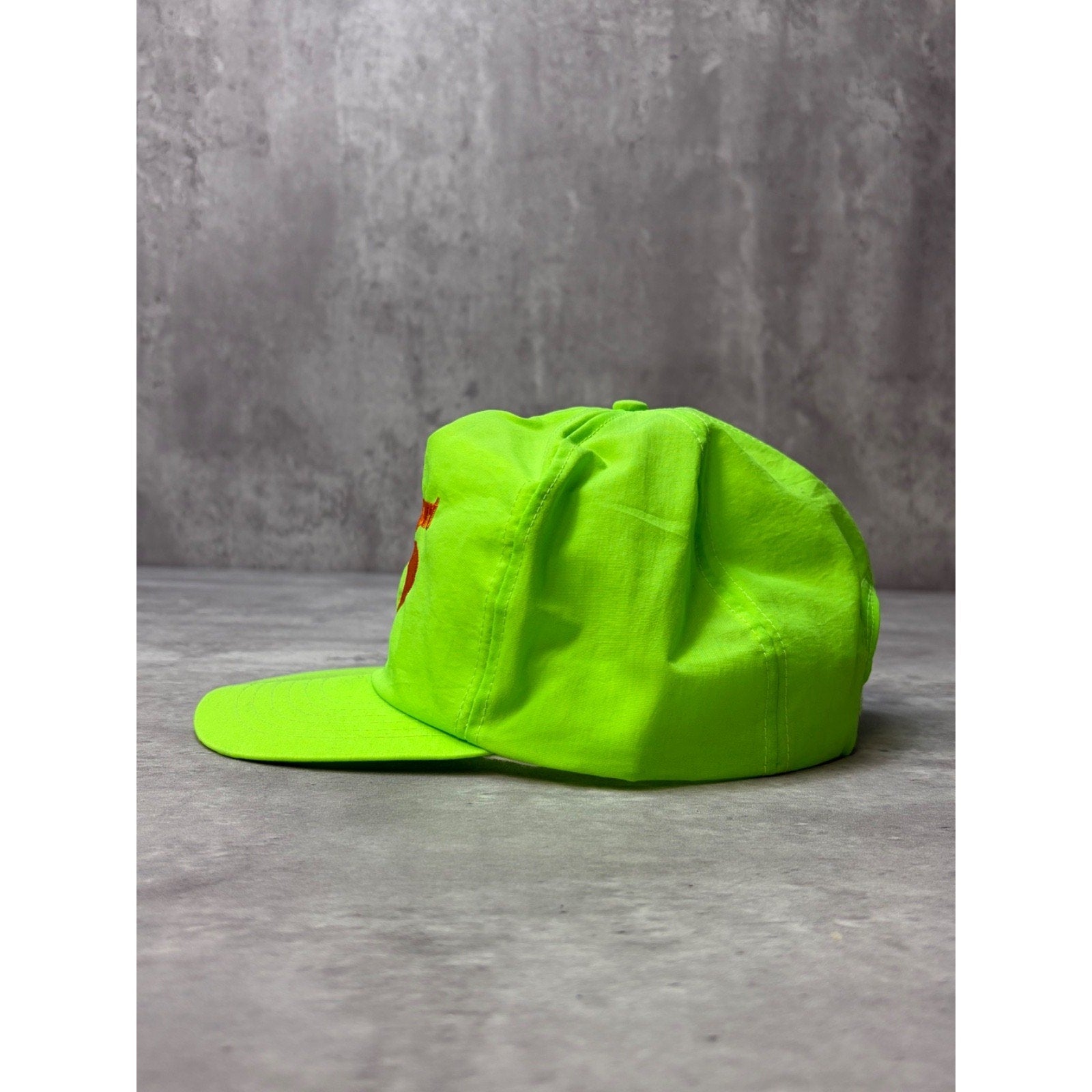 Vintage 80s/90s Newport Cigarettes Embroidered Spellout Green Snapback Hat OSFA
