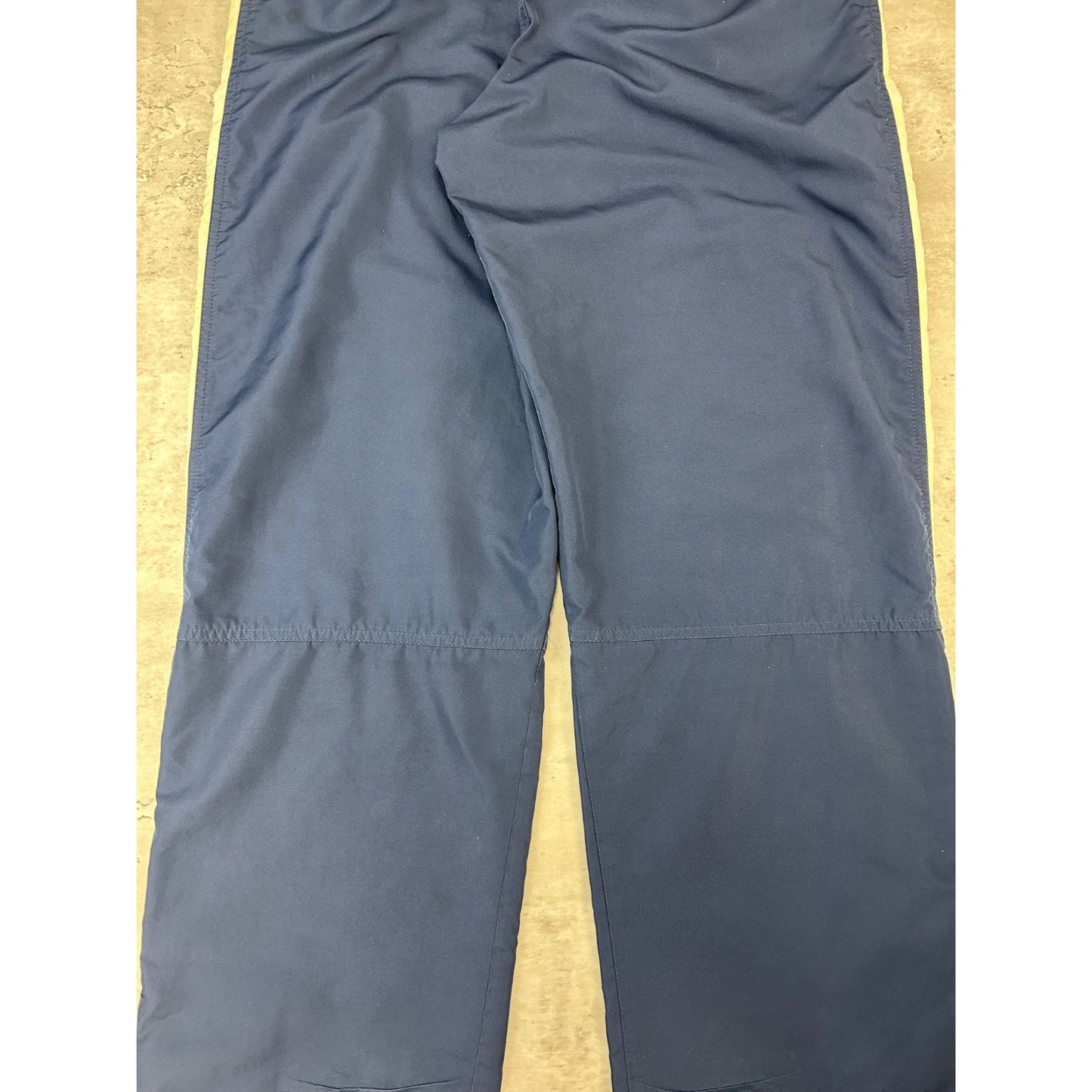 Vintage Y2K Nike Embroidered Logo Two Tone Nylon Track Pants Size Small