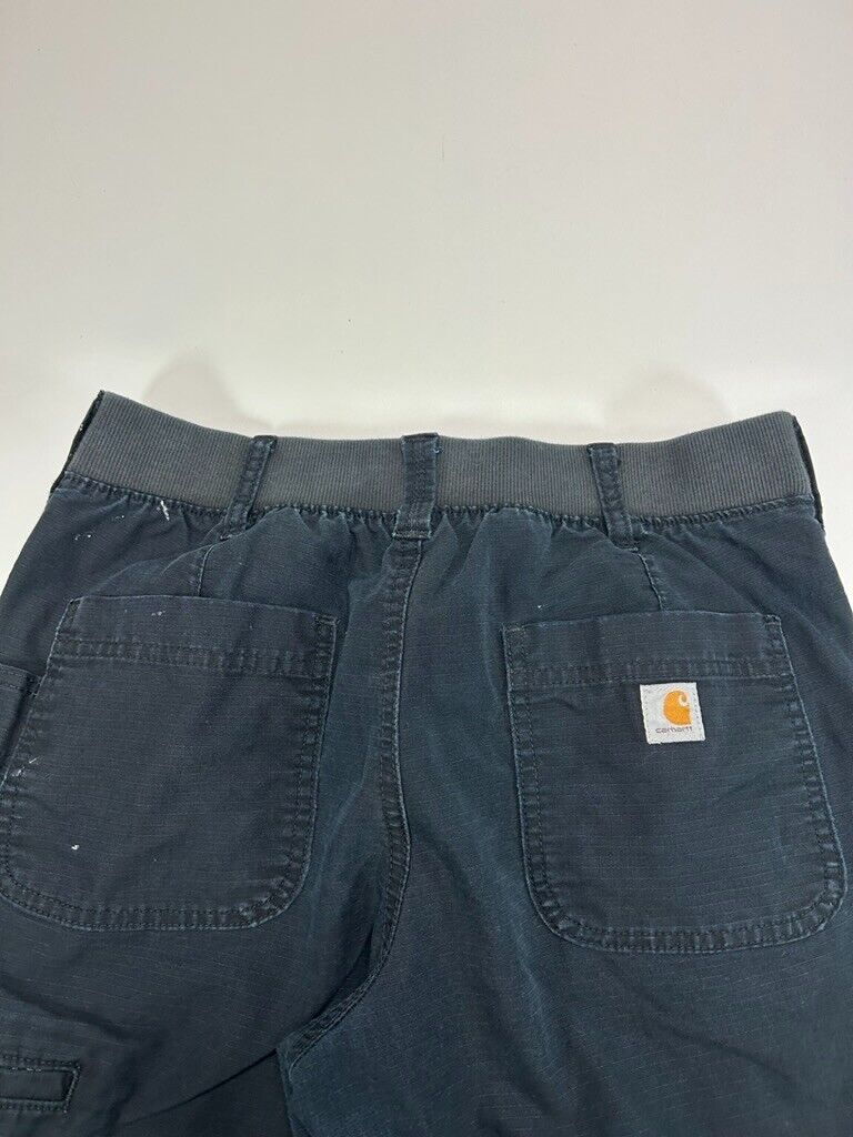 Carhartt Original Fit Rip Stop Canvas Double Knee Workwear Pants Size 32W