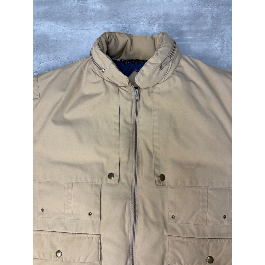 Vintage 90s Down Designs Insulated Down Puffer Bomber Jacket Size Large