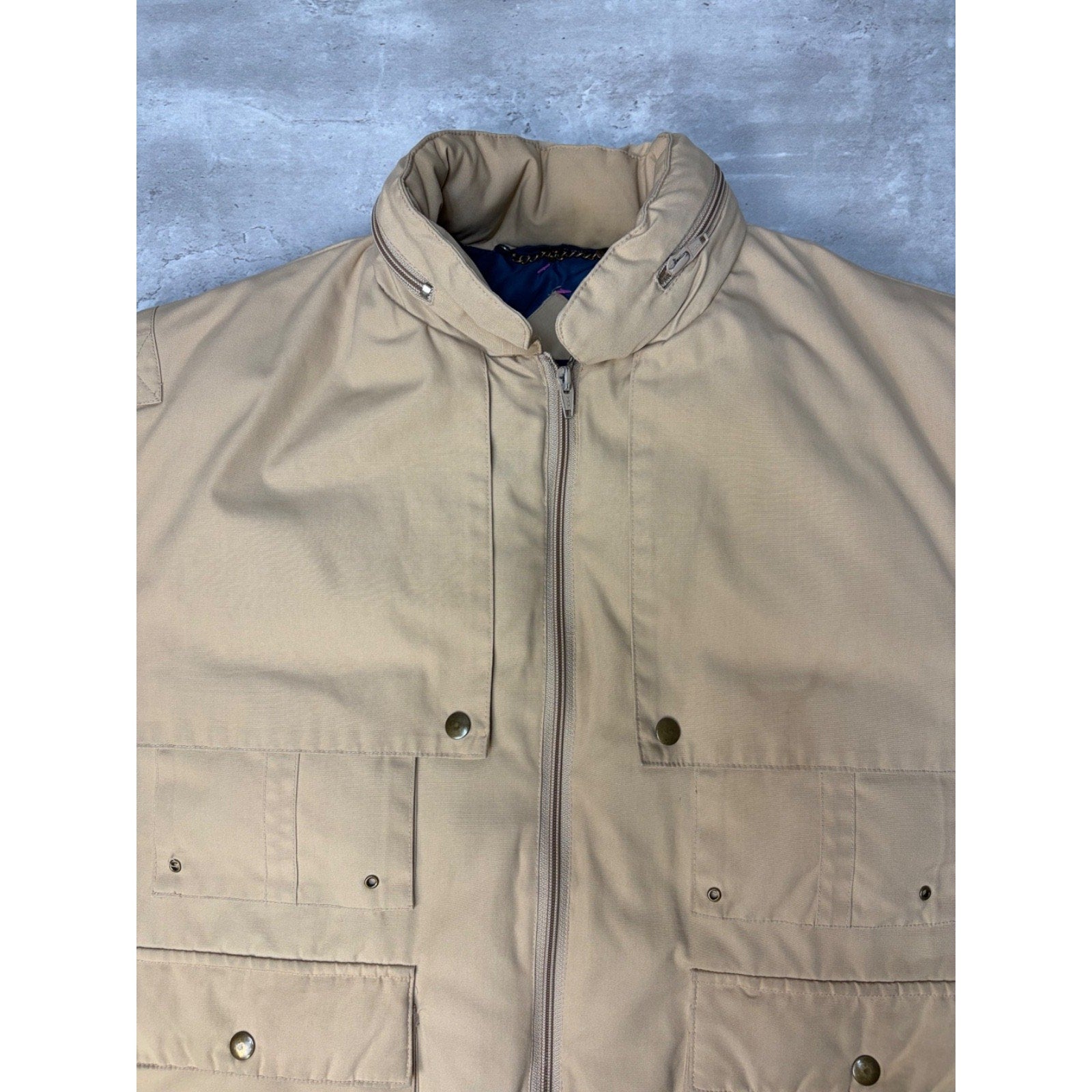 Vintage 90s Down Designs Insulated Down Puffer Bomber Jacket Size Large