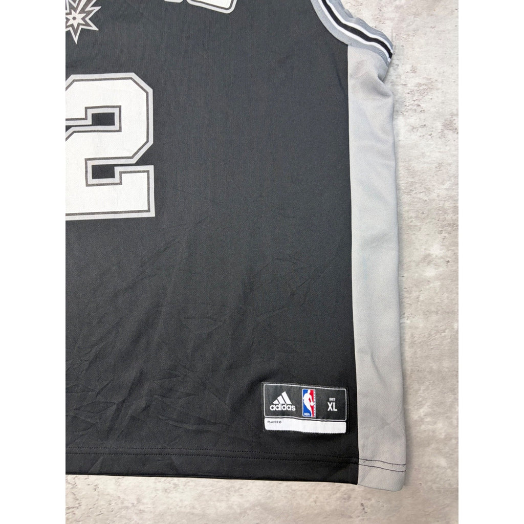 Vintage Kawhi Leonard #2 San Antonio Spurs NBA Adidas Basketball Jersey Size XL