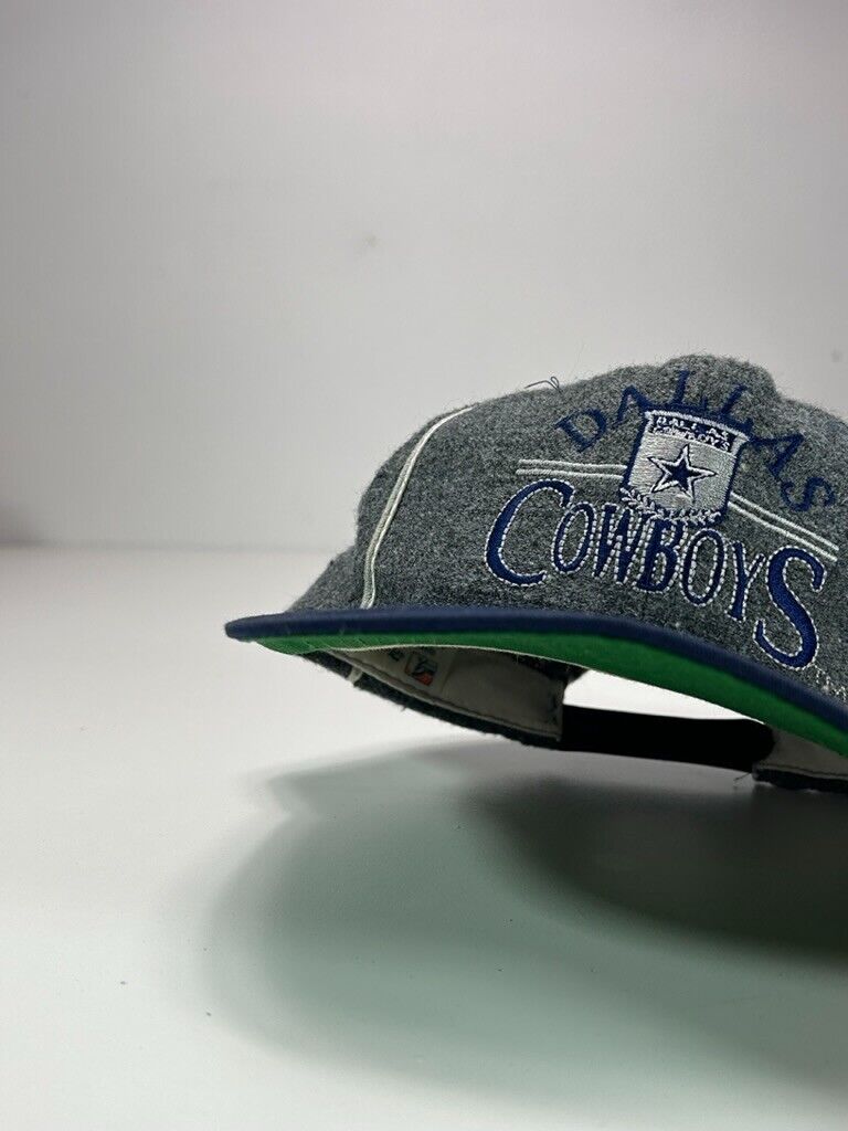 Vintage 90s Dallas Cowboys NFL Embroidered Logo Football Snapback Hat OSFA