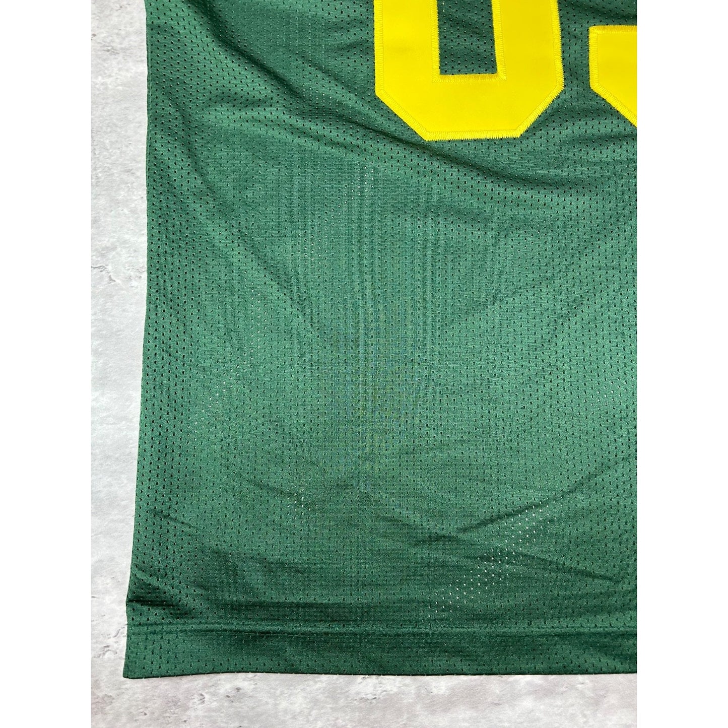 Vintage Y2K Fubu #05 Stitched Football Jersey Size XL Green/Yellow