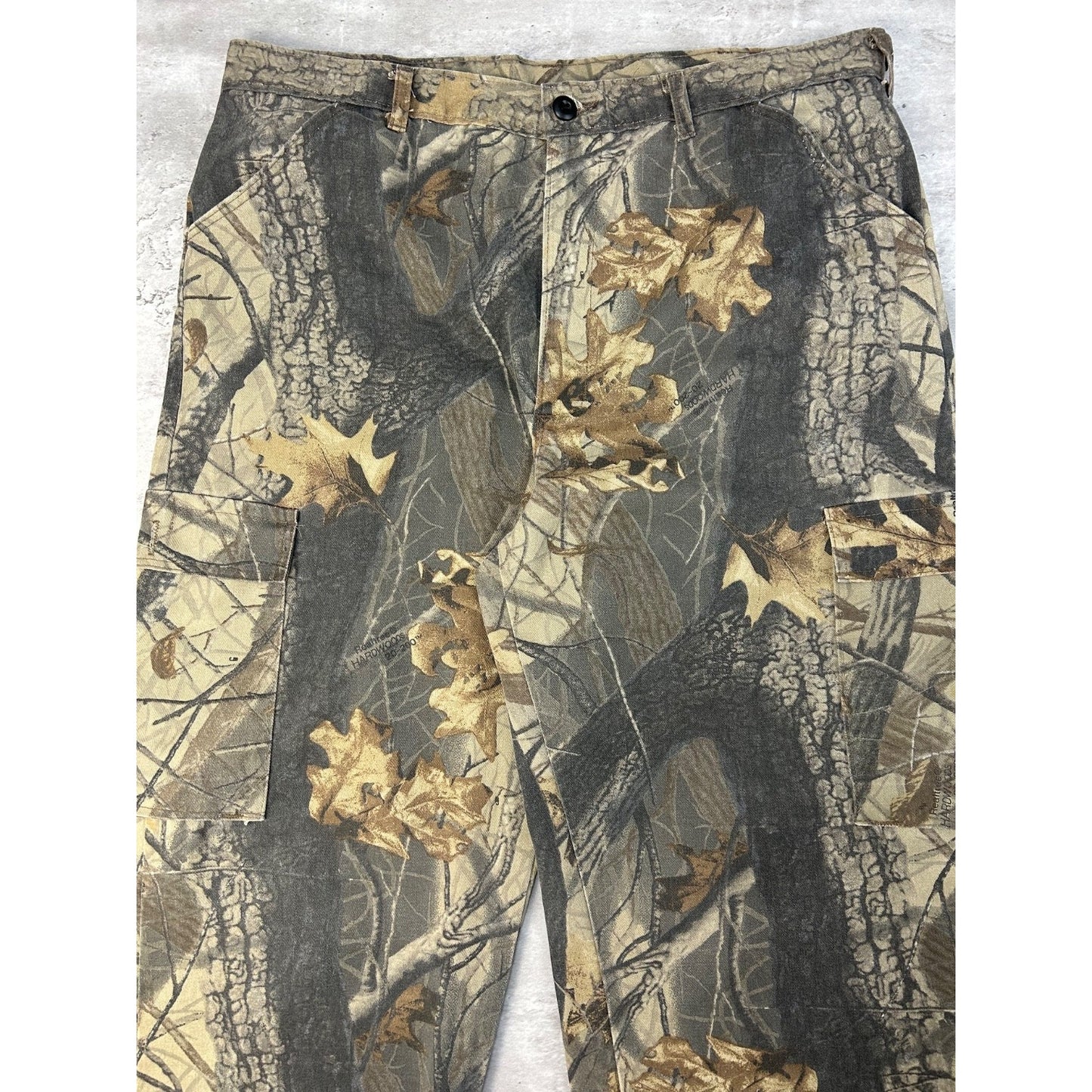 Vintage Liberty Realtree Hardwoods Tree Camo Hunting Cargo Pants Size 39