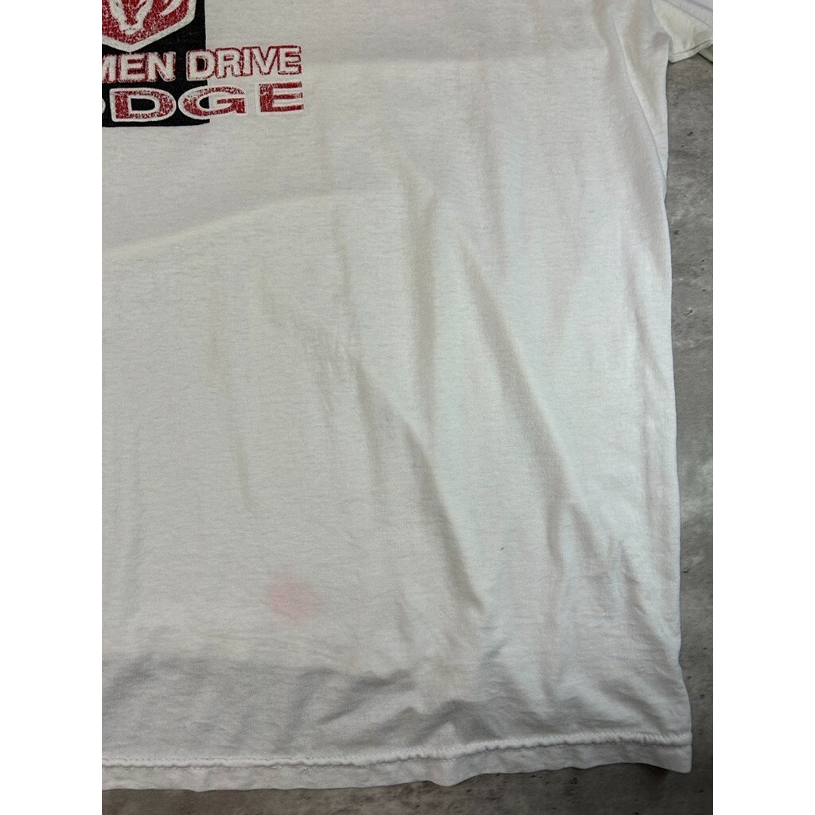 Vintage Bite Me Ford Boy Real Men Drive Dodge Car Slogan Graphic T-Shirt Sz XXXL