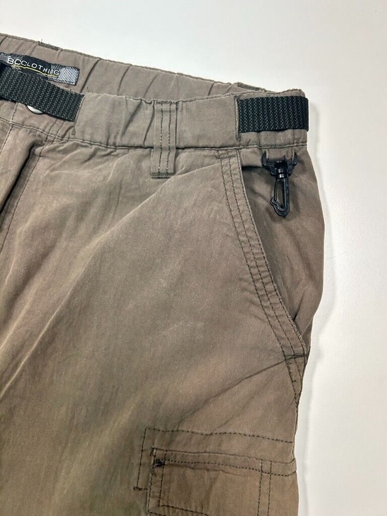 BC Clothing Tactical Convertible Cargo Brown Pants Size 37W Brown