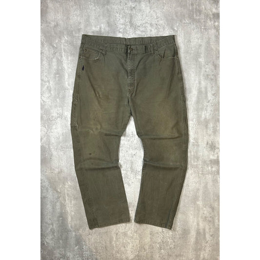 Vintage Dickies Canvas Workwear Five Pocket Pants Size 42 Green