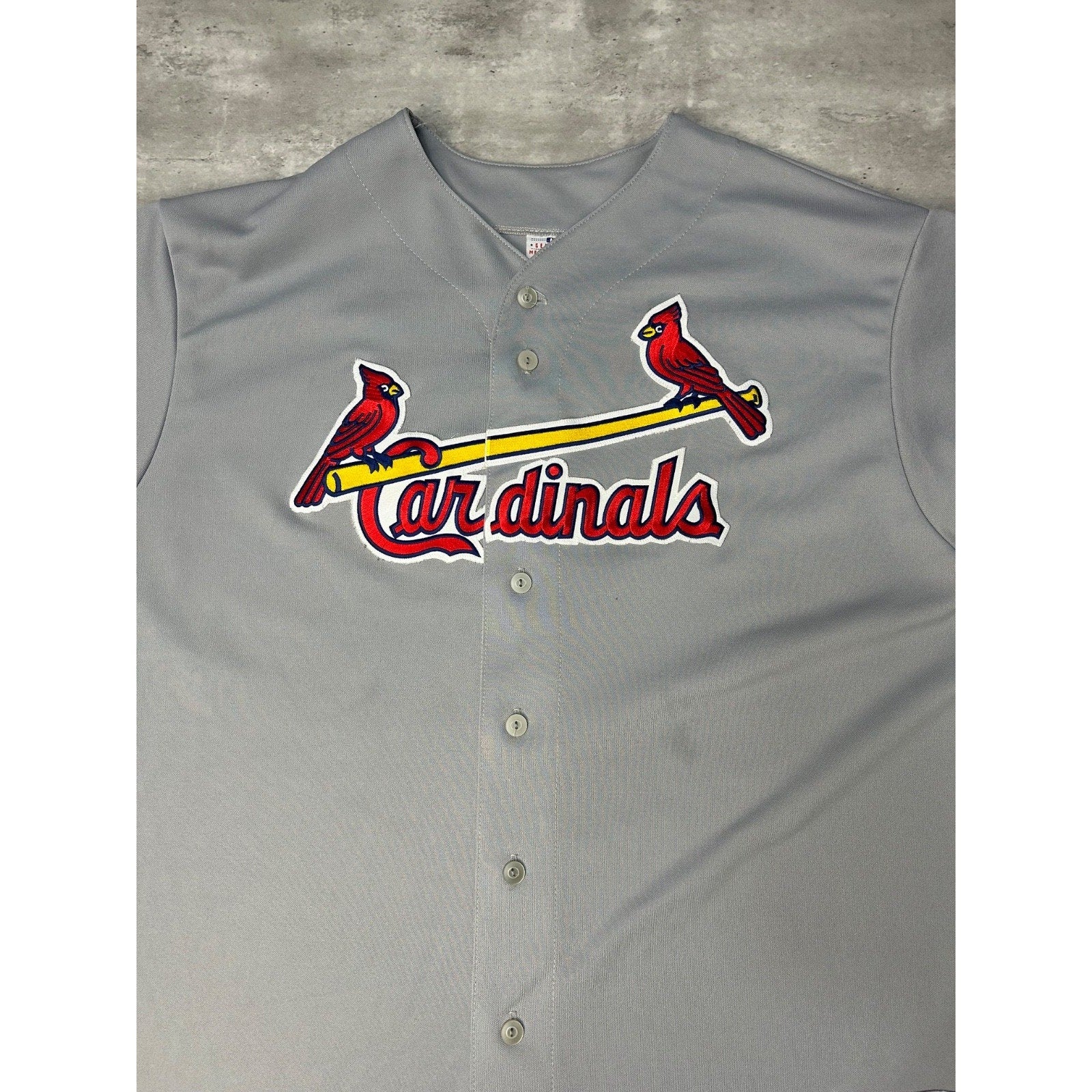Vintage St Louis Cardinals MLB Stitched Majestic Baseball Jersey Size 2XL