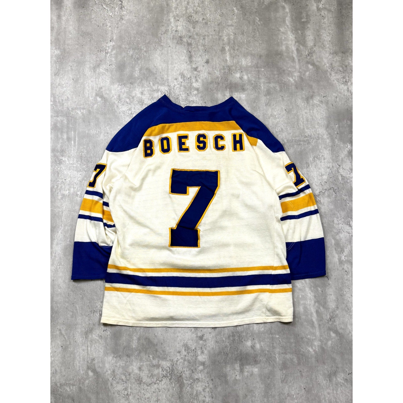 Vintage 80s/90s #7 Buffalo Sabres NHL Stitched Hockey Jersey Size Large
