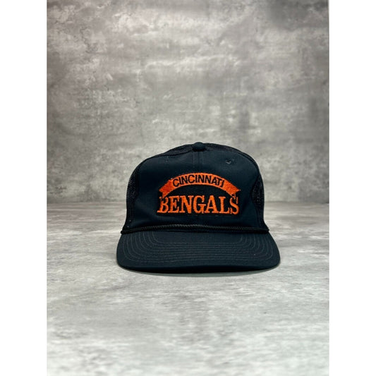 VTG 80s Cincinnati Bengals NFL Sports Specialties Trucker Snapback Hat OSFA