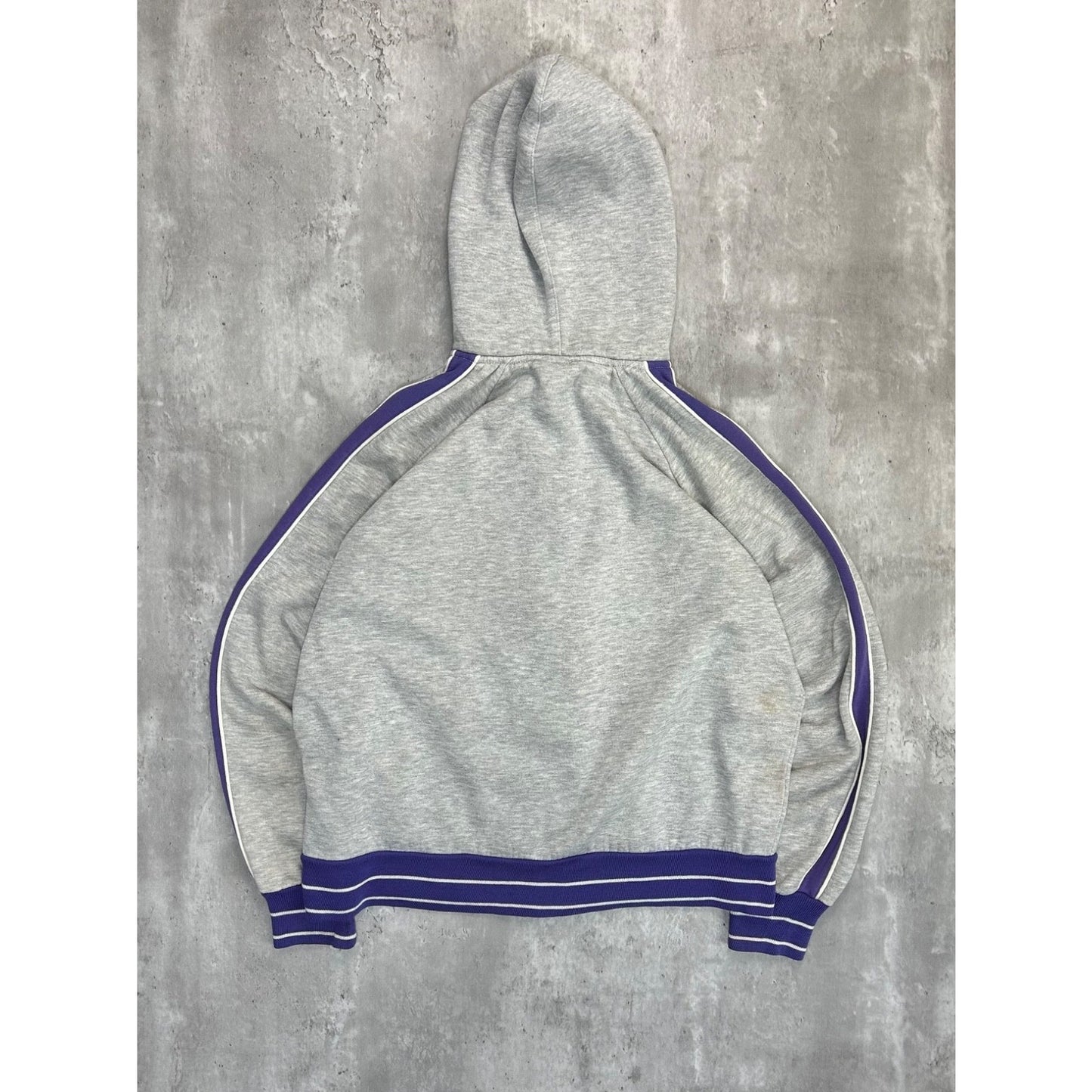 Vintage 80s/90s Nike Embroidered Mini Swoosh Tracksuit Hooded Sweatshirt Large