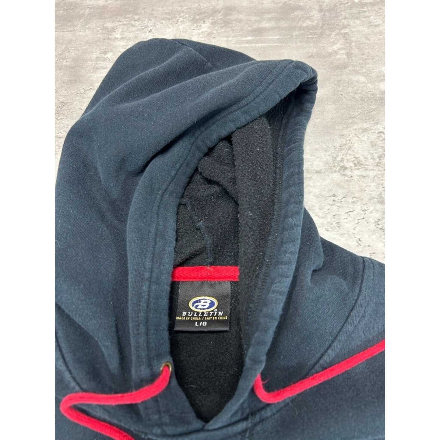 Vintage Ottawa Senators NHL Embroidered Logo Hooded Sweatshirt Size Large Black