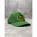 Vintage 80s/90s John Deere Embroidered Logo Green Snapback Hat OSFA