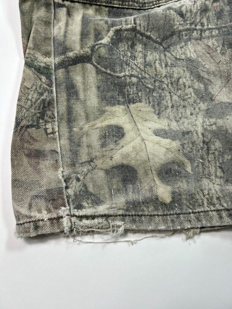 Vintage Mossy Oak Breakup Infinity Tree Camo Double Knee Hunting Pants Size 36