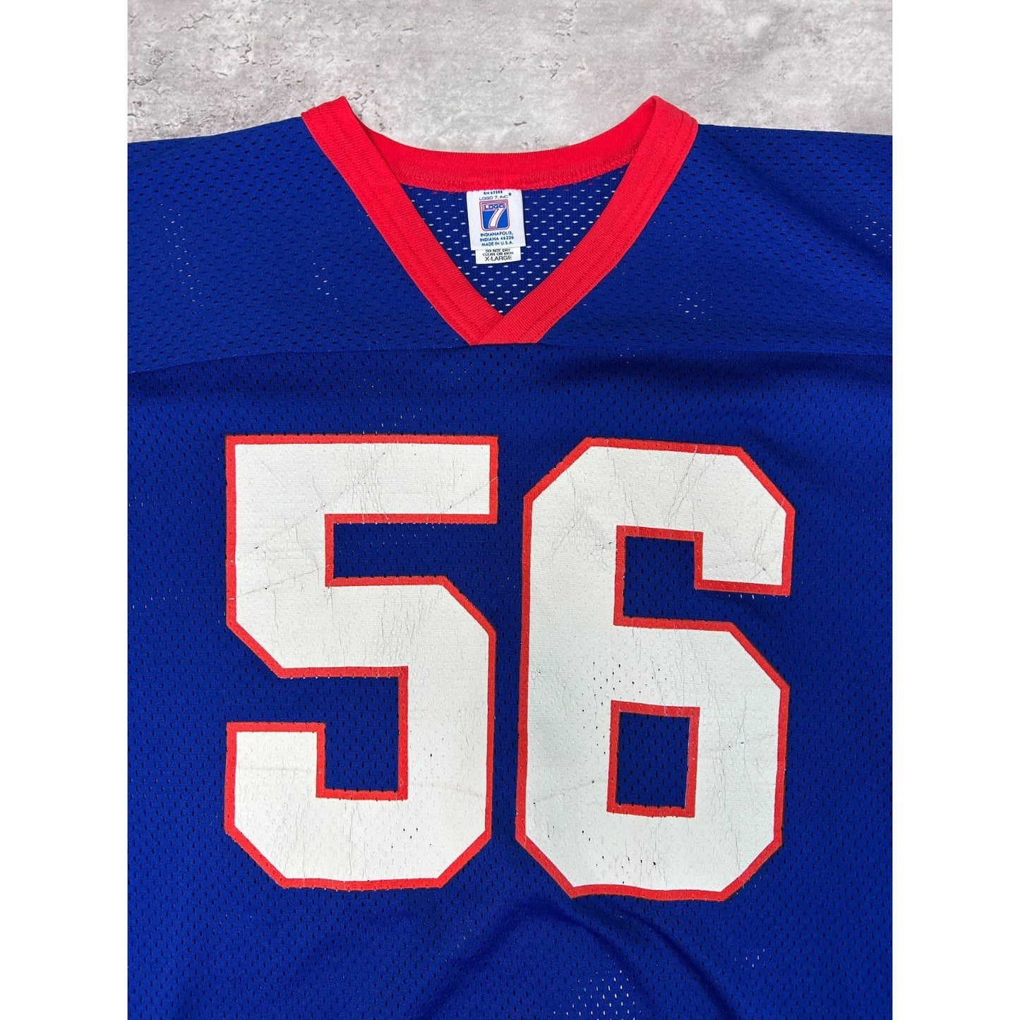 Vintage 90s Darryl Talley #56 Buffalo Bills NFL Logo 7 Football Jersey Size XL
