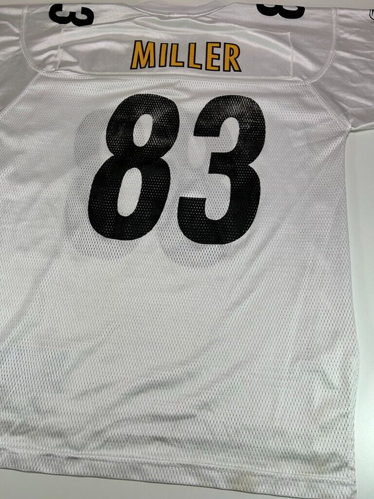 Heath Miller #83 Pittsburgh Steelers NFL Reebok Football Jersey Size Medium