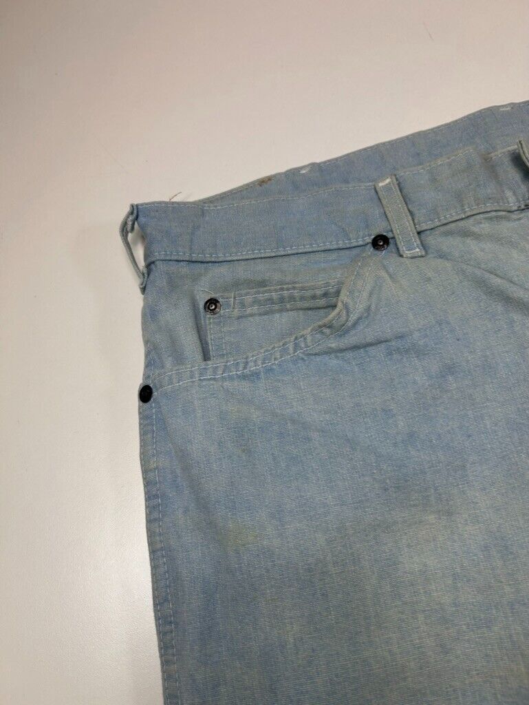 Vintage 60s/70s Lee Light Wash Denim Pants Size 36