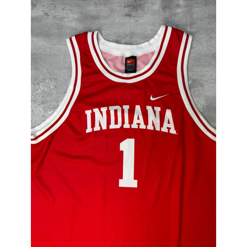 Vintage Indiana Hoosiers #1 NCAA Nike Basketball Jersey Size XL