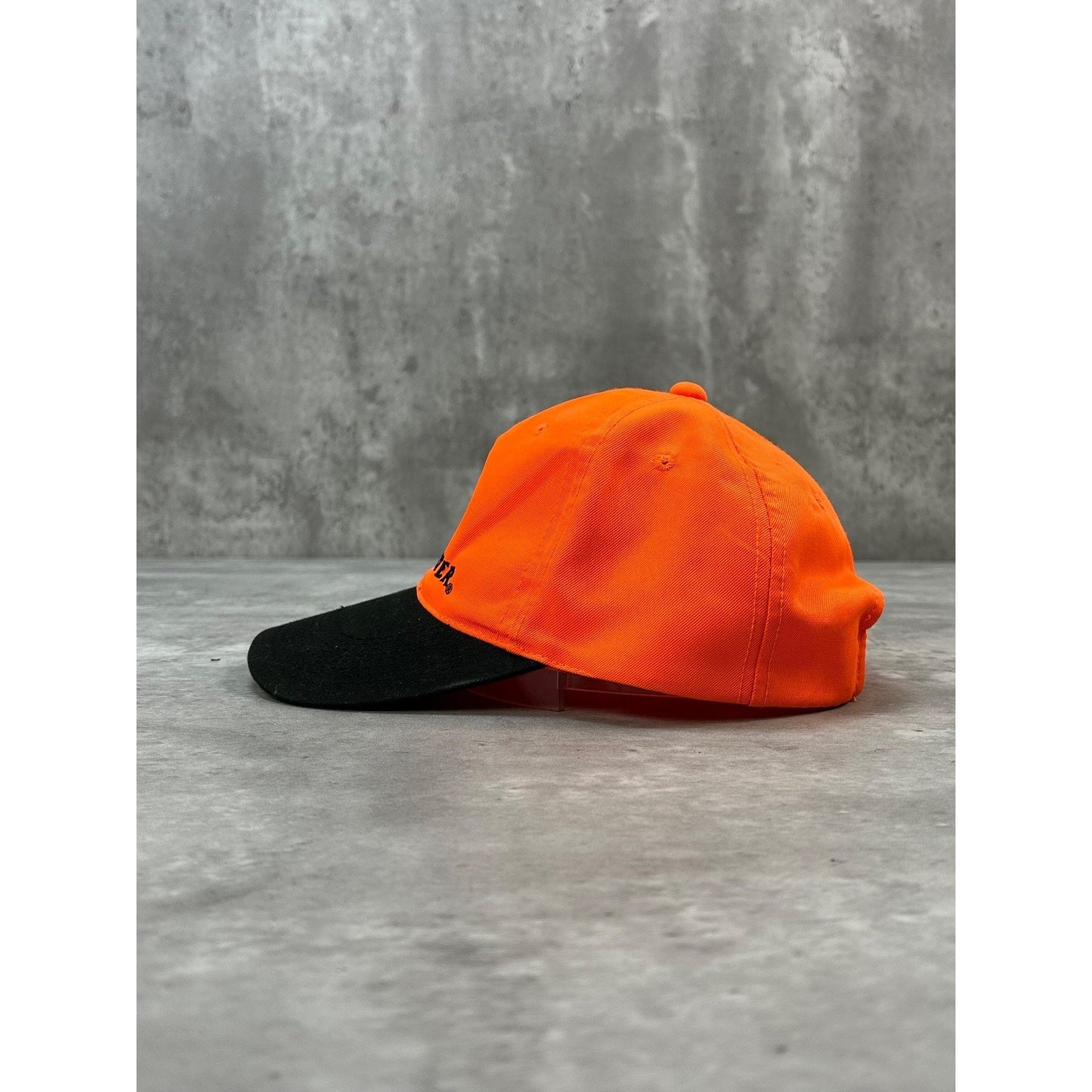 Vintage 90s Winchester Embroidered Spellout Strapback Hat OSFA Orange