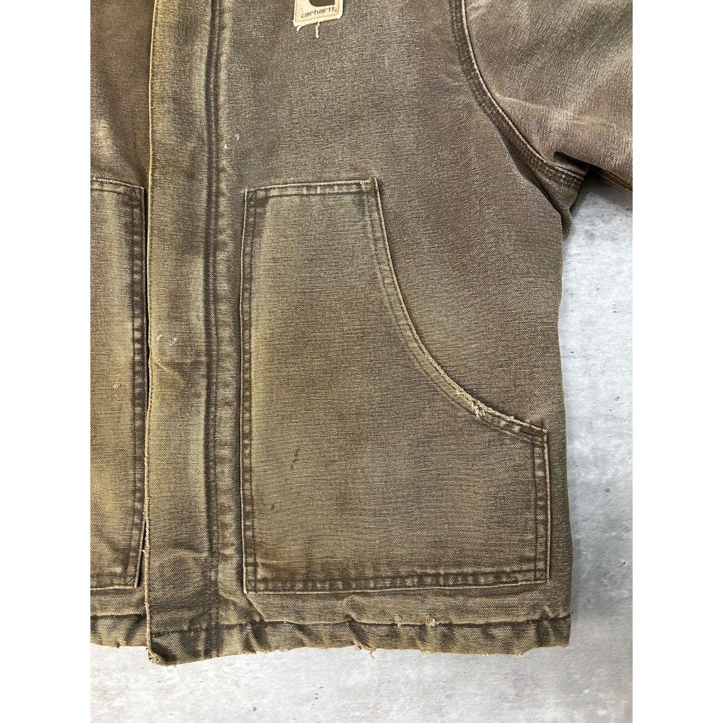 Vintage Carhartt Insulated Canvas Cropped Arctic Jacket Size Medium