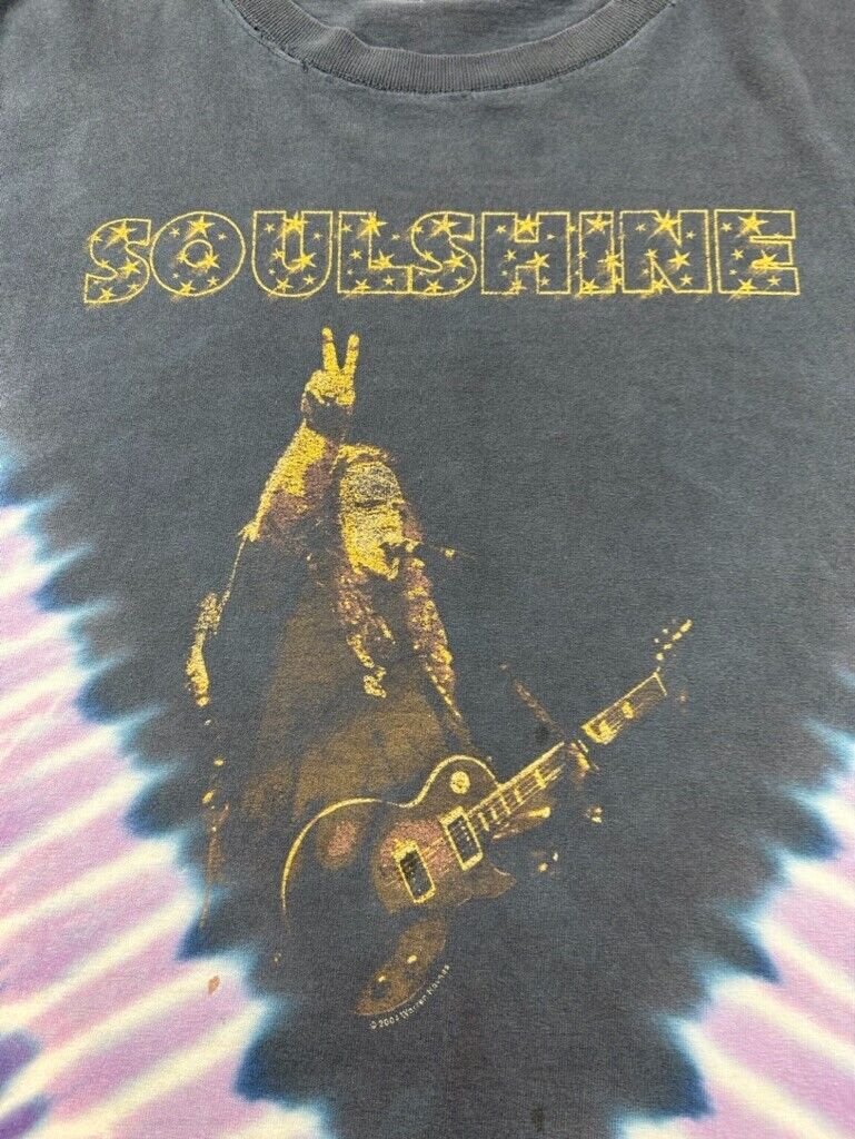 Vintage 2004 Soulshine Tie Dye Graphic Band T-Shirt Size Medium