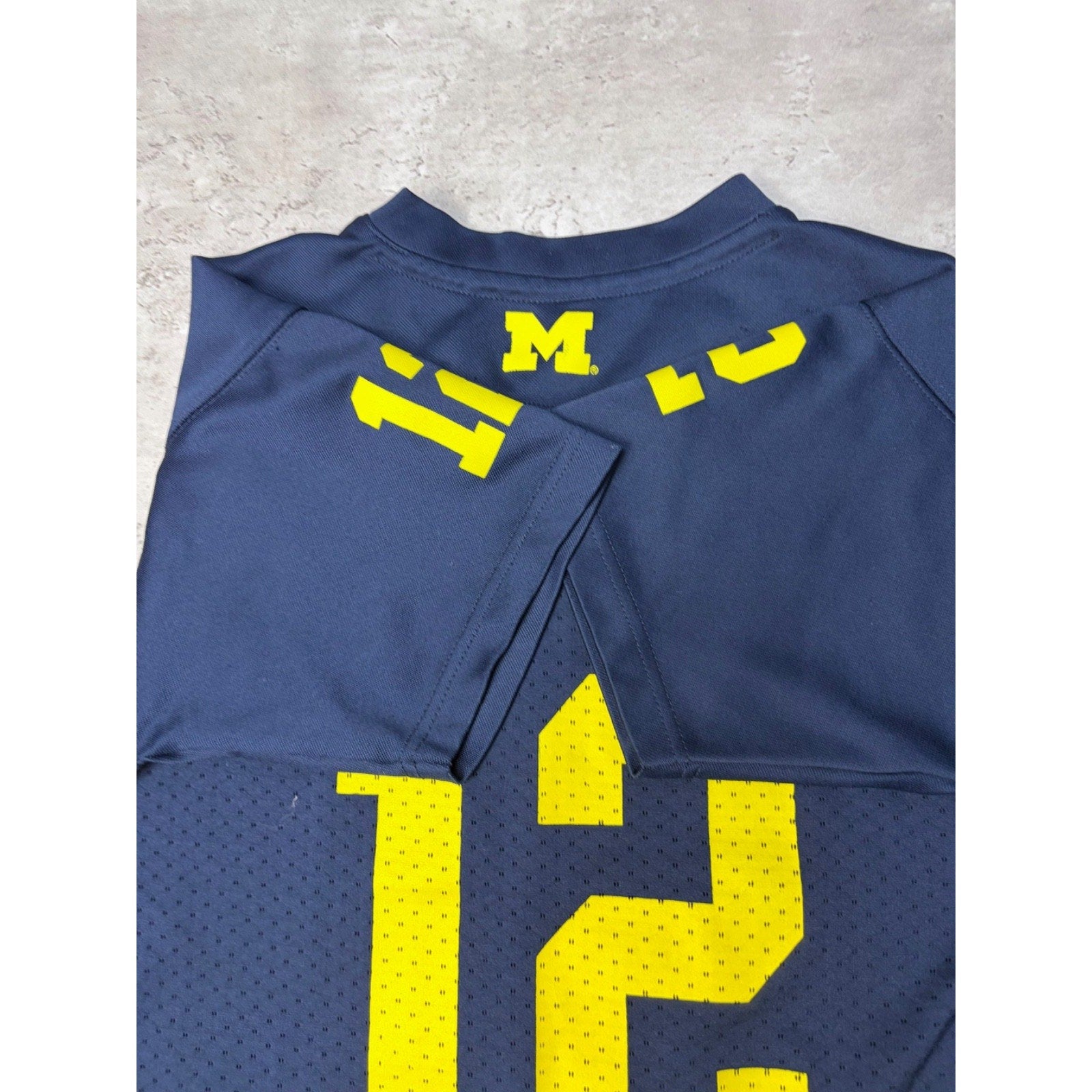 Vintage Michigan Wolverines #12 NCAA Adidas Football Jersey Size Medium YOUTH