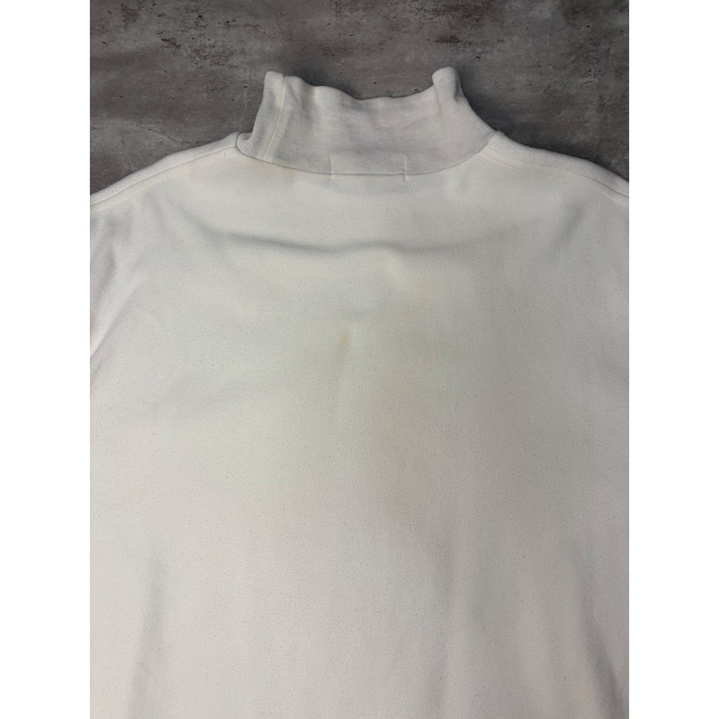 Vintage Polo Ralph Lauren Embroidered Logo Mock Neck Sweatshirt Size Medium
