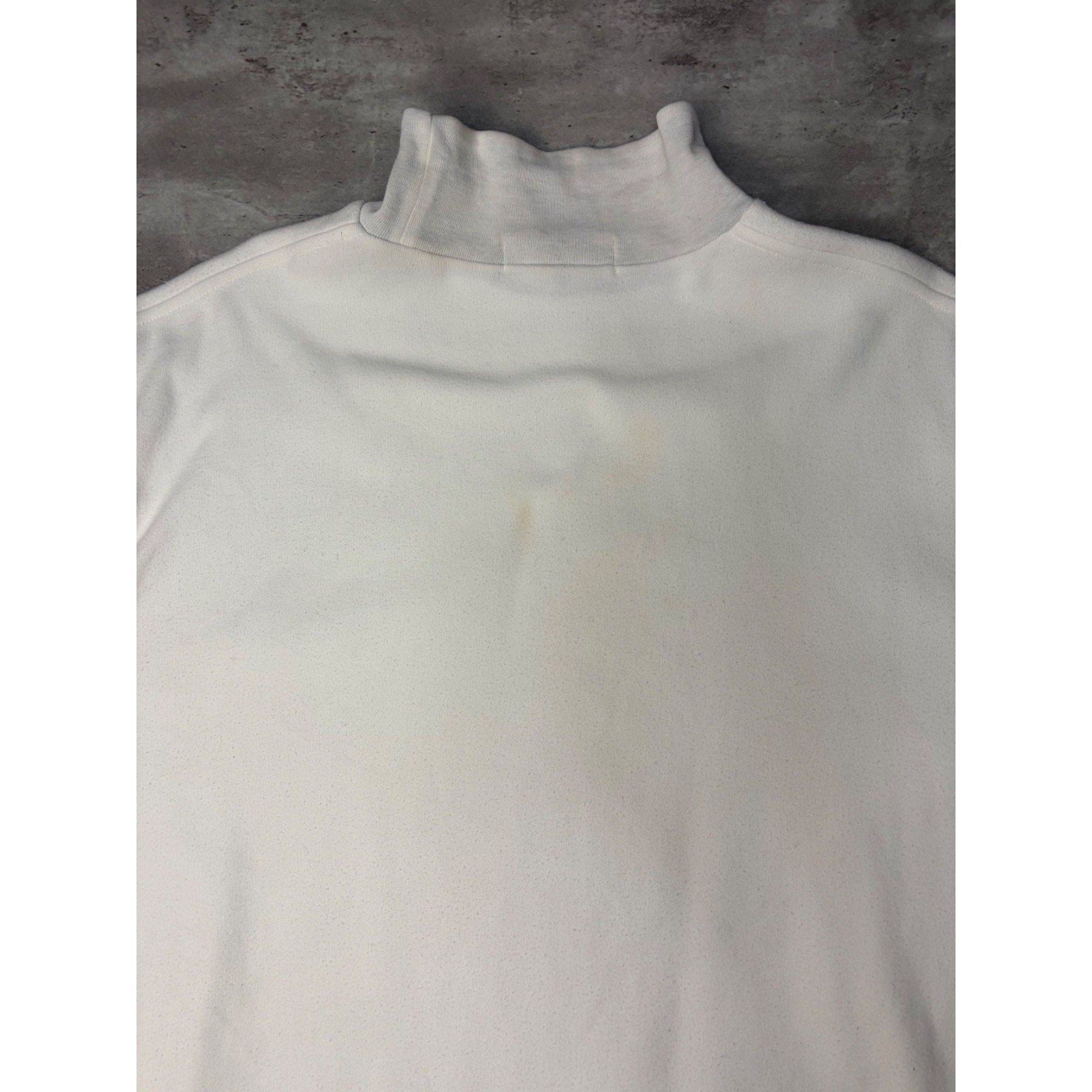 Vintage Polo Ralph Lauren Embroidered Logo Mock Neck Sweatshirt Size Medium