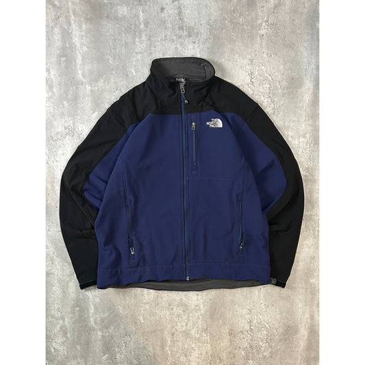 Vintage The North Face TNF Embroidered Logo Full Zip Shell Jacket Size Large