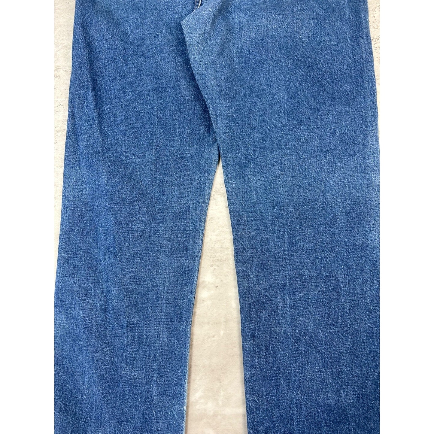Vintage Wrangler Dark Wash Denim Western Pants Size 34 Blue
