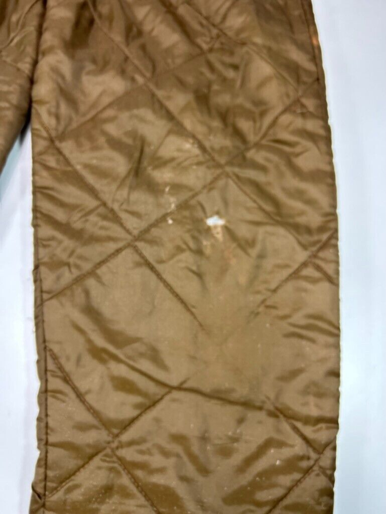 Vintage 80s Sears Sports Center Insulated Button Fly Quilted Hunting Pants Sz M