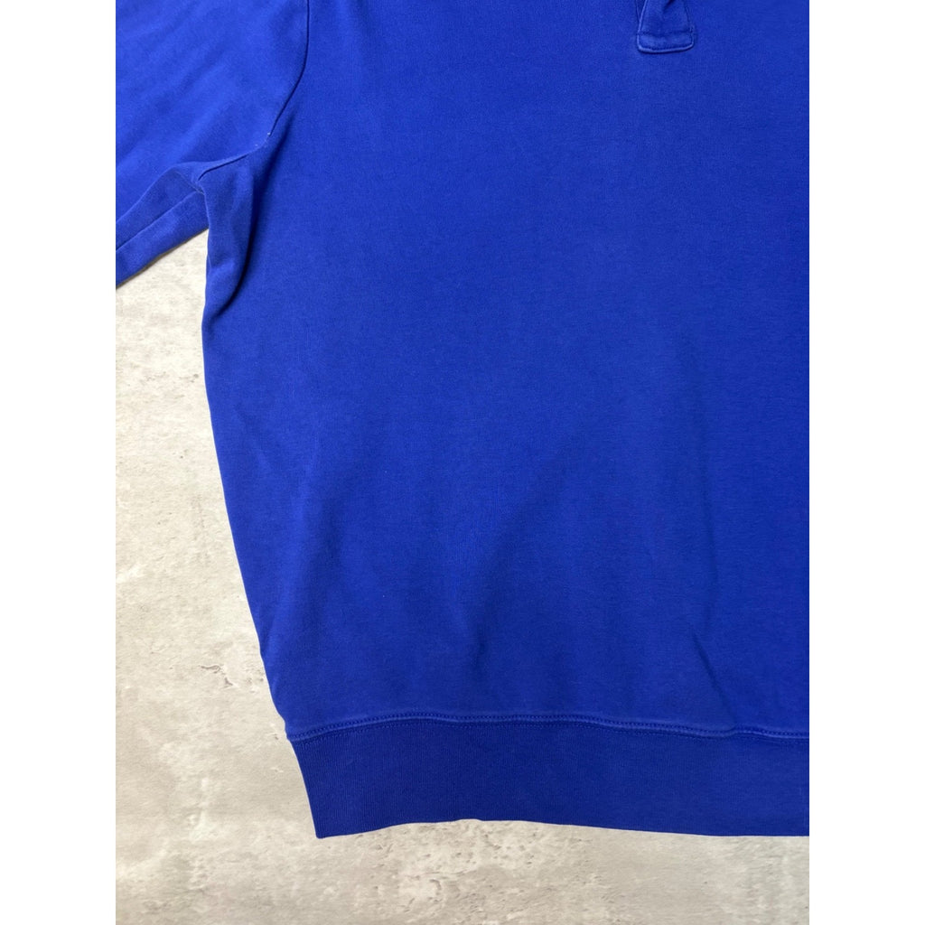 Vintage Polo Golf 1/4 Zip Pullover Collared Blue Sweatshirt Size Medium