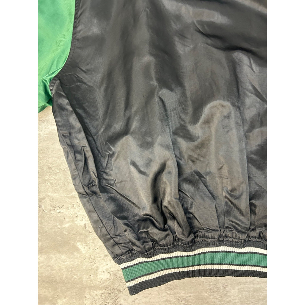 Vintage 90s Buffalo Bisons MiLB Starter Satin Bomber Jacket Size XL