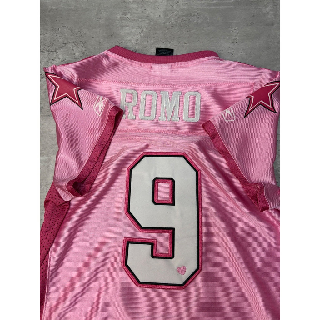 Vintage Womens Tony Romo #9 Dallas Cowboys NFL Valentines Jersey Size Medium