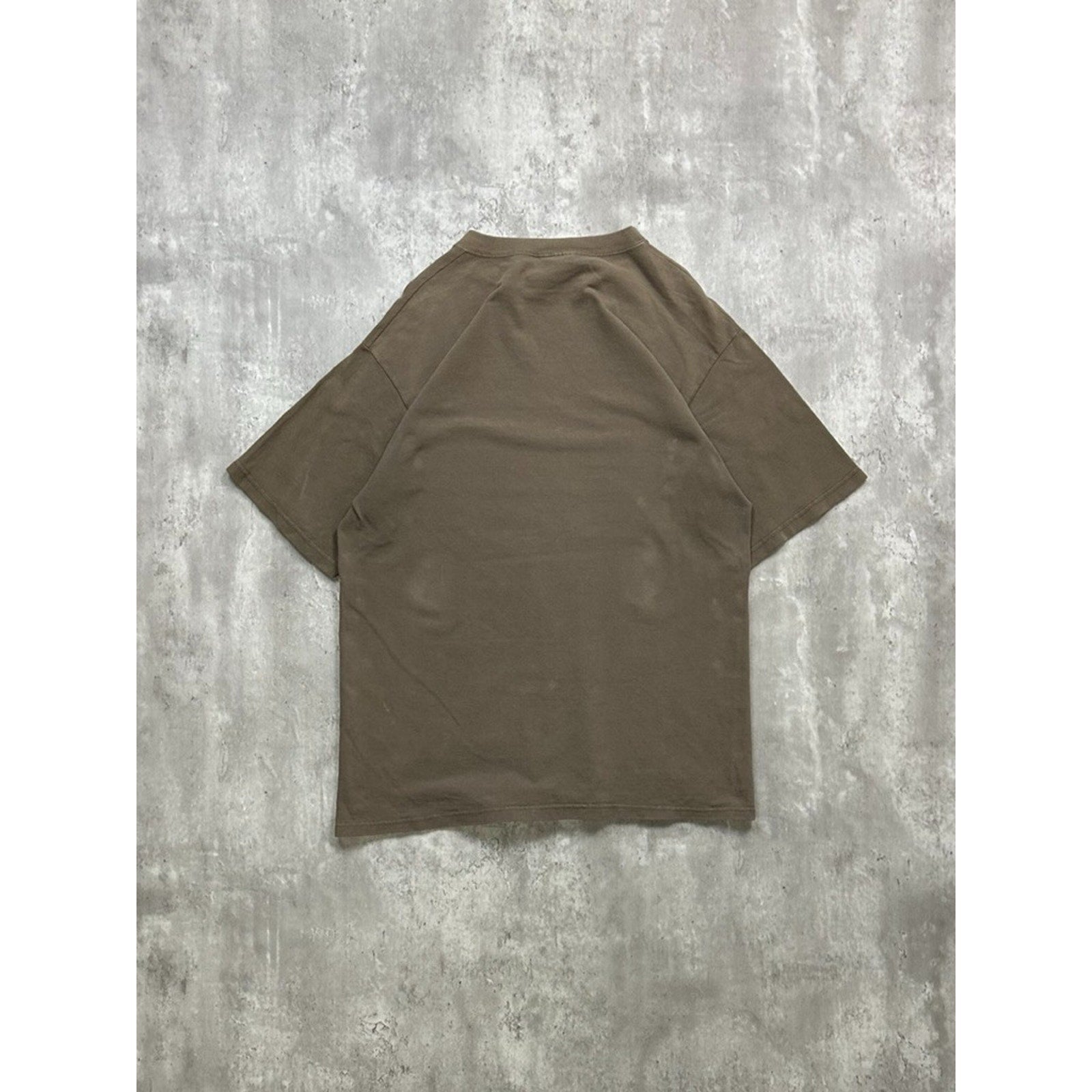 Vintage Stussy Crown Graphic Earth Tone Spellout T-Shirt Size LT