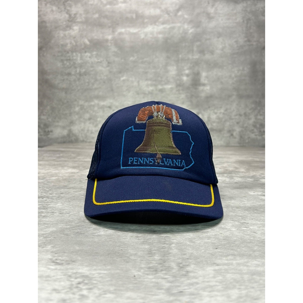 Vintage 80s/90s Pennsylvania Destination Graphic Trucker Snapback Hat OSFA