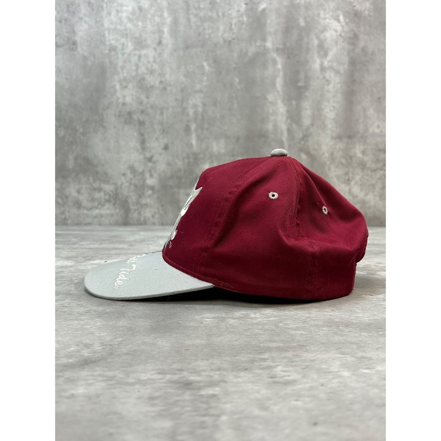 Vintage 90s Alabama Crimson Tide NCAA Embroidered Logo Snapback Hat OSFA