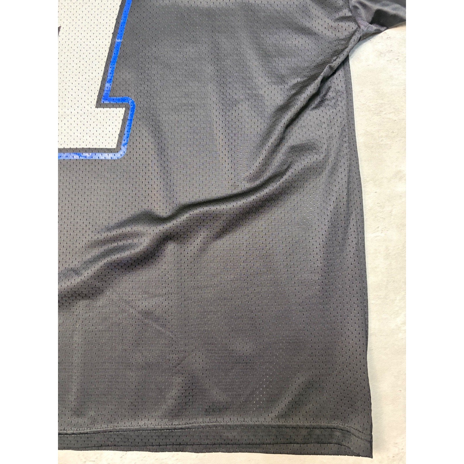 Vintage 90s The Rock #1 Electrifying Graphic Spellout Football Jersey Size 2XL