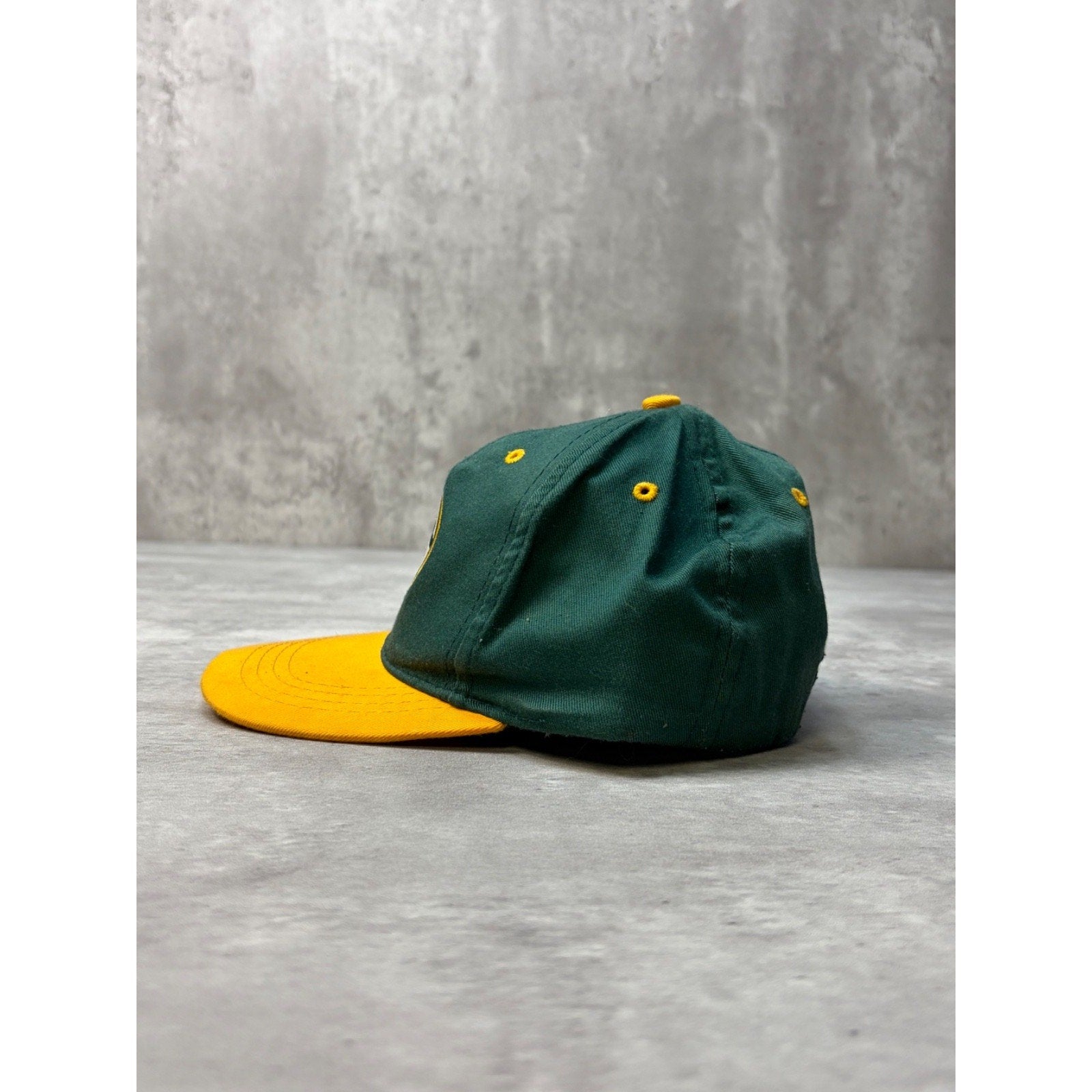 Vintage 90s Green Bay Packers NFL Embroidered Logo Snapback Hat OSFA YOUTH
