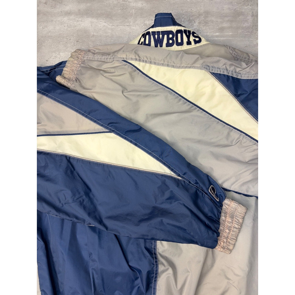 Vintage Dallas Cowboys NFL Pro PlayerEmbroidered Logo Jacket Size XL