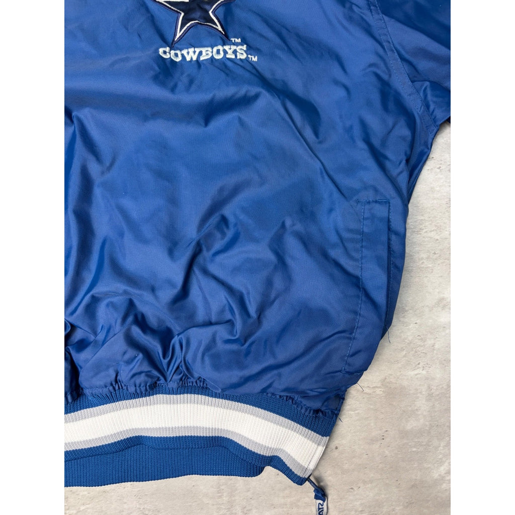 VTG 90s Emmitt Smith #22 Dallas Cowboys NFL Starter Windbreaker Jacket Sz Large