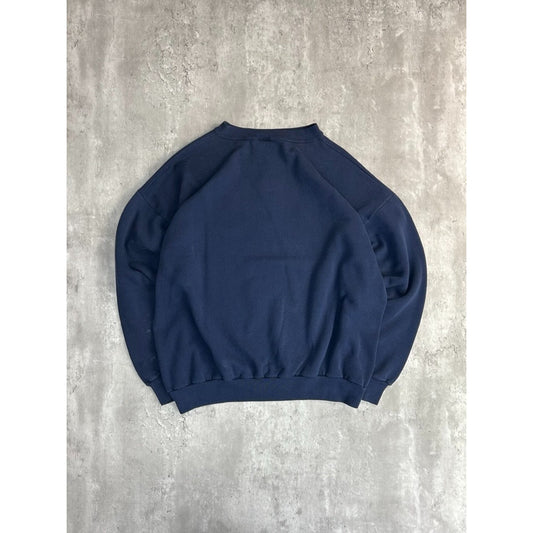 Vintage 90s Notre Dame Fighting Irish NCAA Arm To Arm Spellout Sweatshirt Sz 2XL