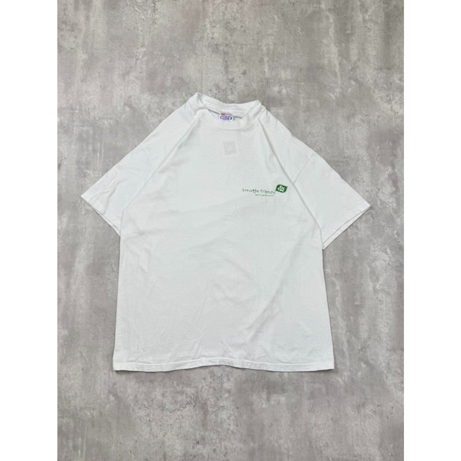 Vintage Tic Tac Breathe Friendly Candy Promo Spellout T-Shirt Size XL
