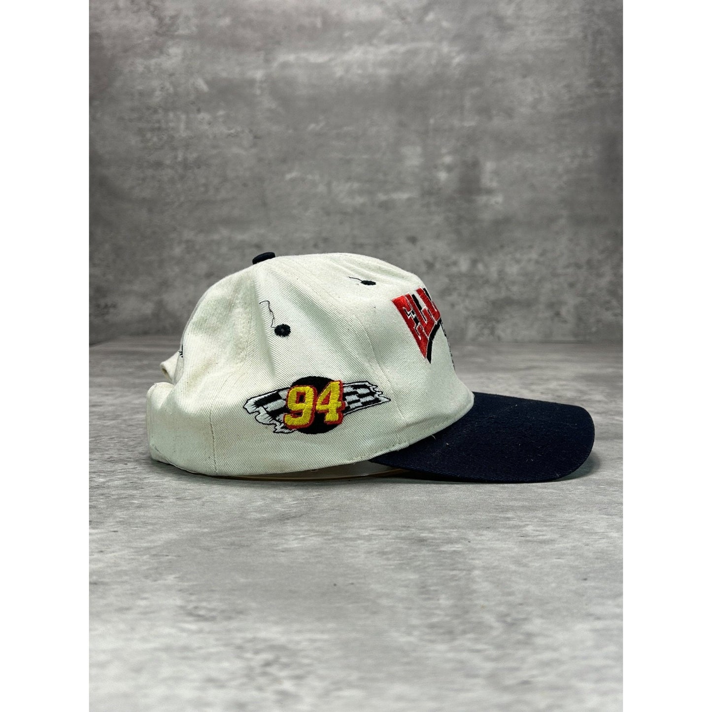 VTG 90s Bill Elliott #34 Mcdonalds Racing Embroidered Nascar Snapback Hat OSFA