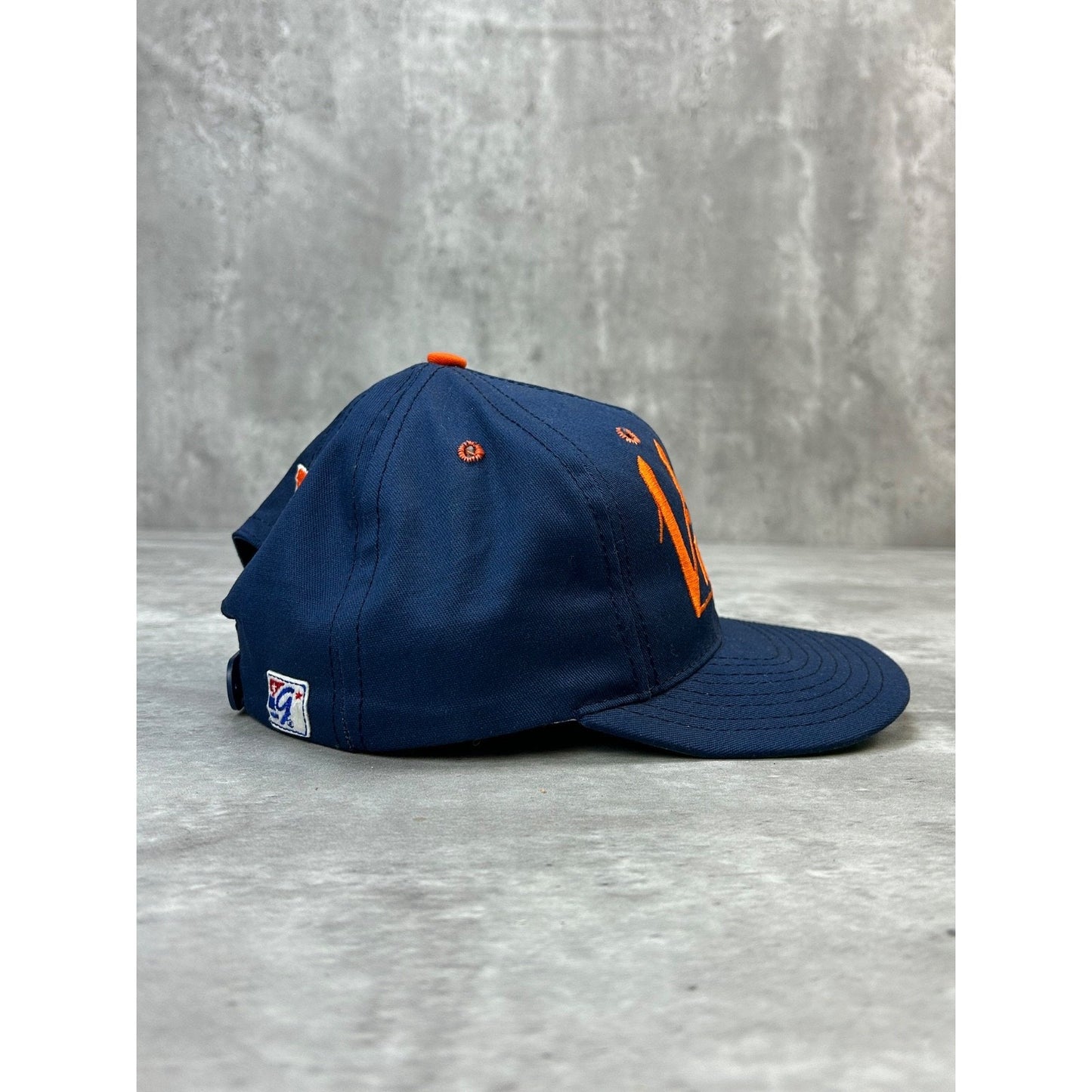 Vintage 90s Virginia Cavaliers NCAA Embroidered Spellout Snapback Hat OSFA