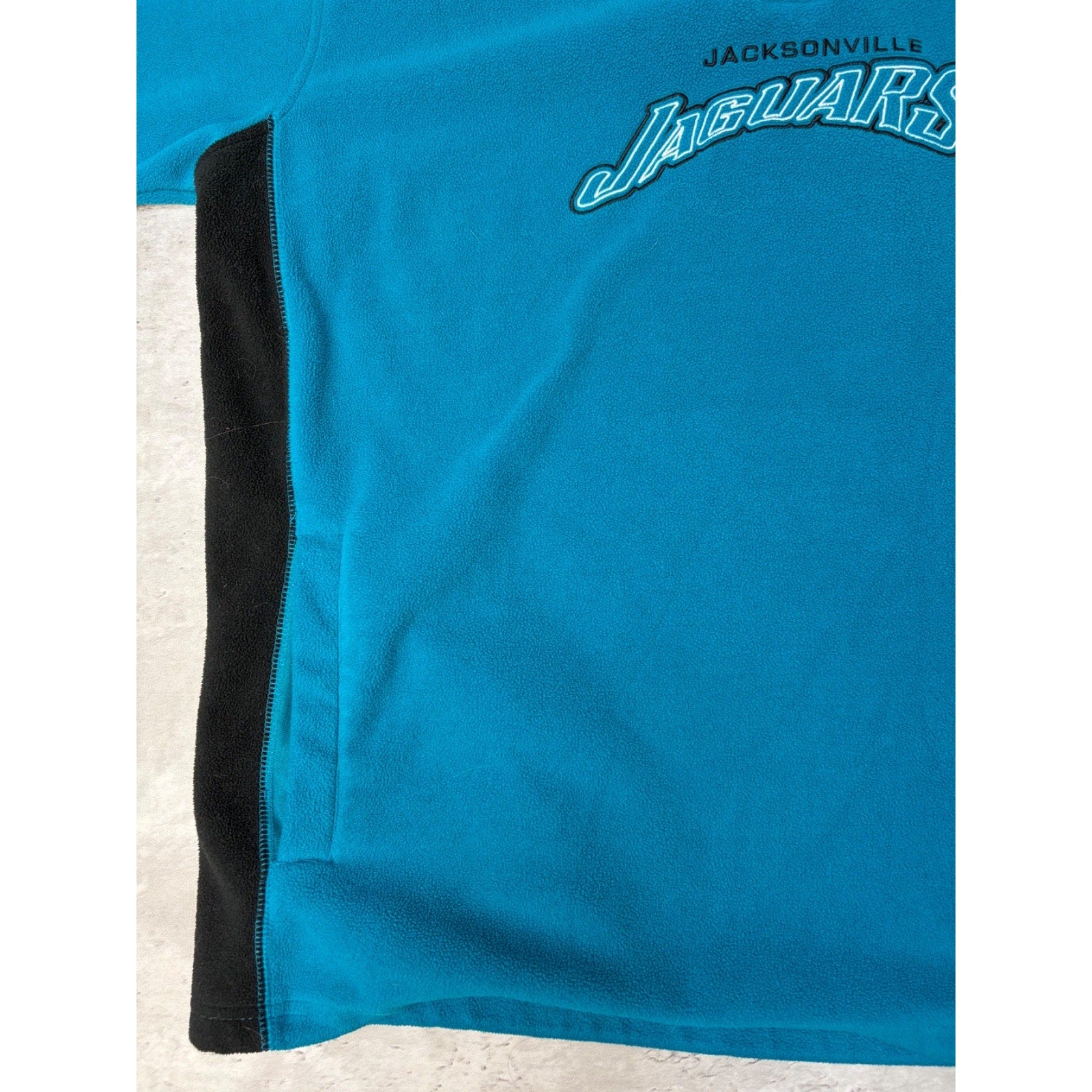 Vintage 90s Jacksonville Jaguars NFL 1/4 Zip Fleece Sweatshirt Size 2XL